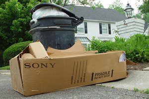 sony box trashcan