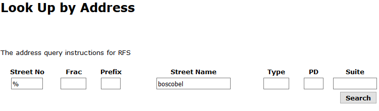 bosc street search