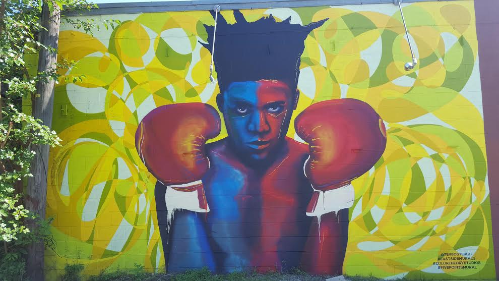 boxer mural