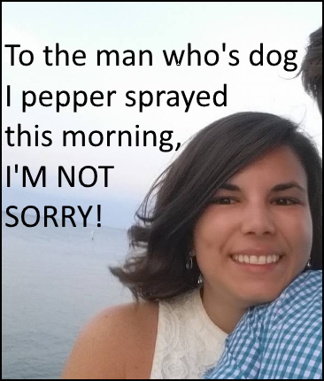 im not sorry april pully PETA dog pepper spray nashville