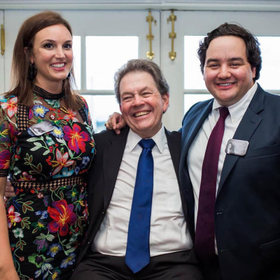 Randi Butler with Arthur Laffer, PhD. Official White House Photo (Source Facebook)