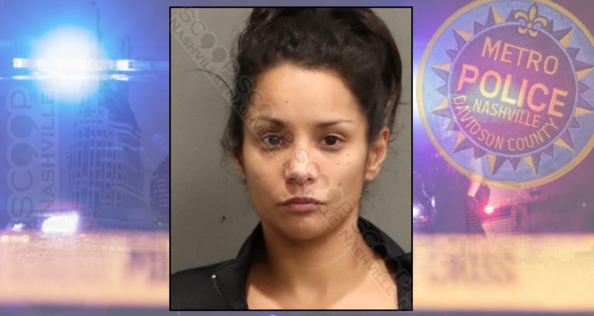 Woman stopped by neighbor as she picks up coffee table to assault boyfriend — Andrea Perez arrested