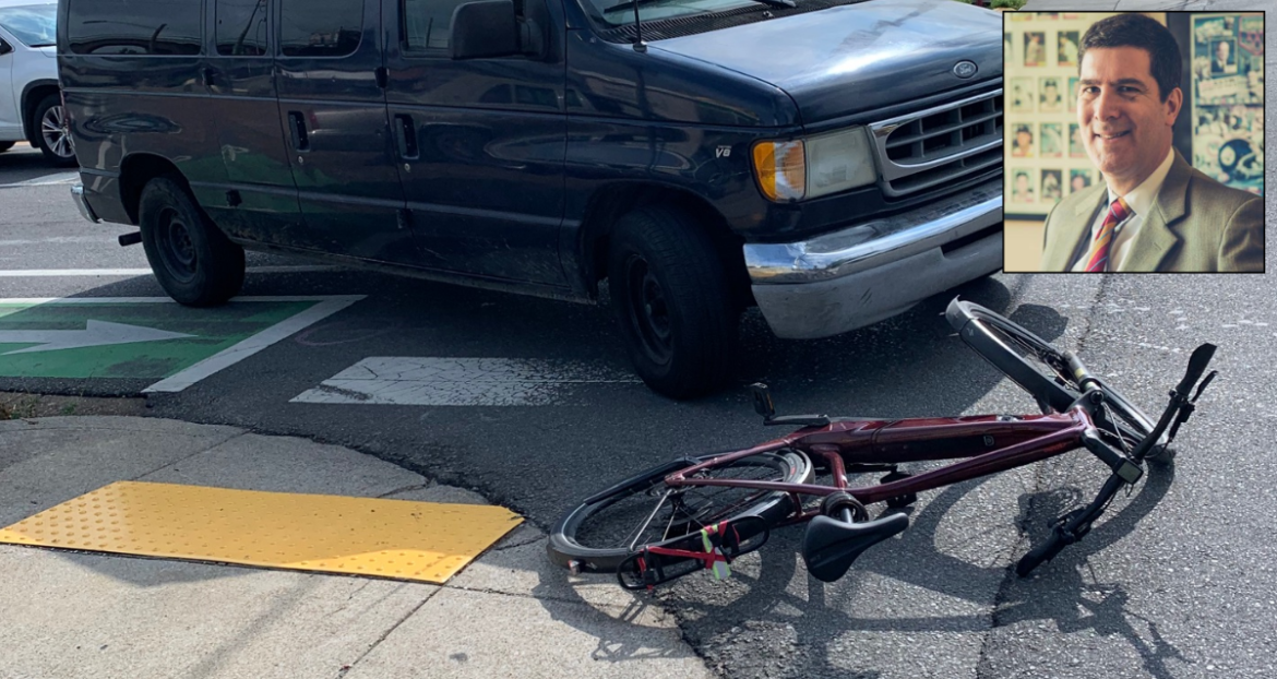 Metro Council member Bob Mendes struck by van while bicycling in West Nashville