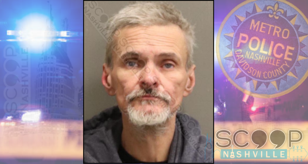 Tony Spurlock arrested during MNPD’s “Illegal Camping Patrol” in downtown Nashville