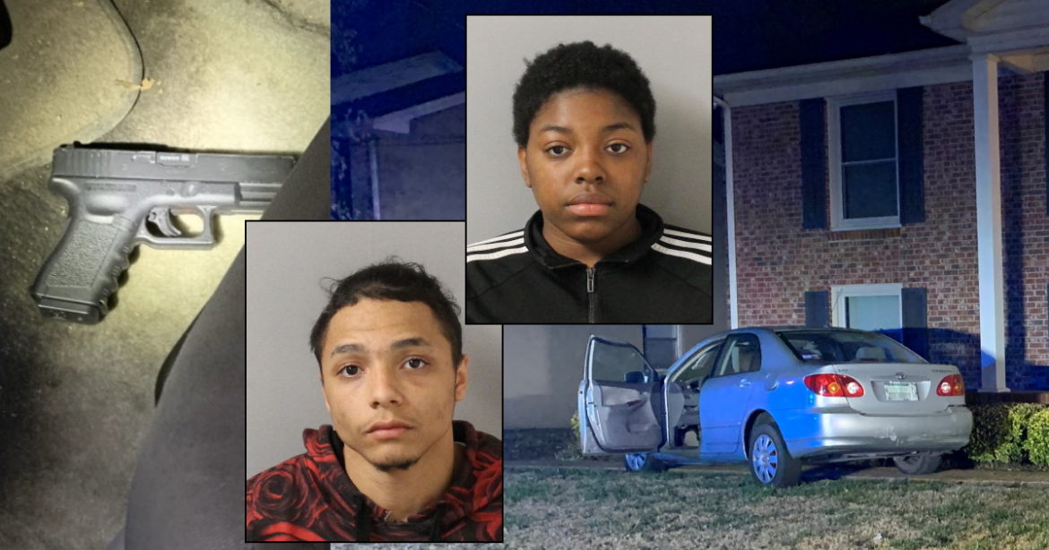 Two youth arrested in carjacked vehicle with Airsoft gun