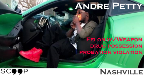 Felon w/guns & drugs: Andre Zontell Petty #Arrested