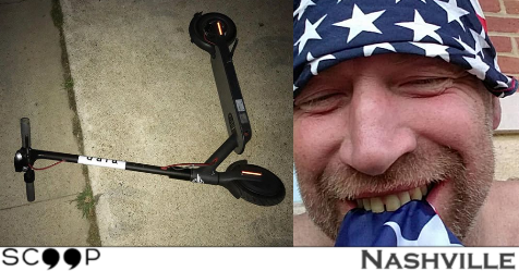 Drunk Nashville man finds out Bird scooter doesn’t fly