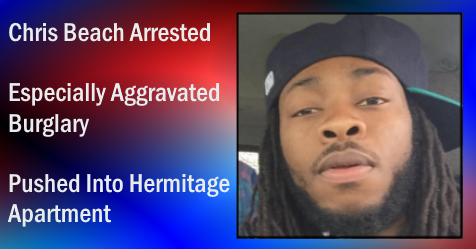 Man Pushes into Hermitage Apartment, Beats Resident