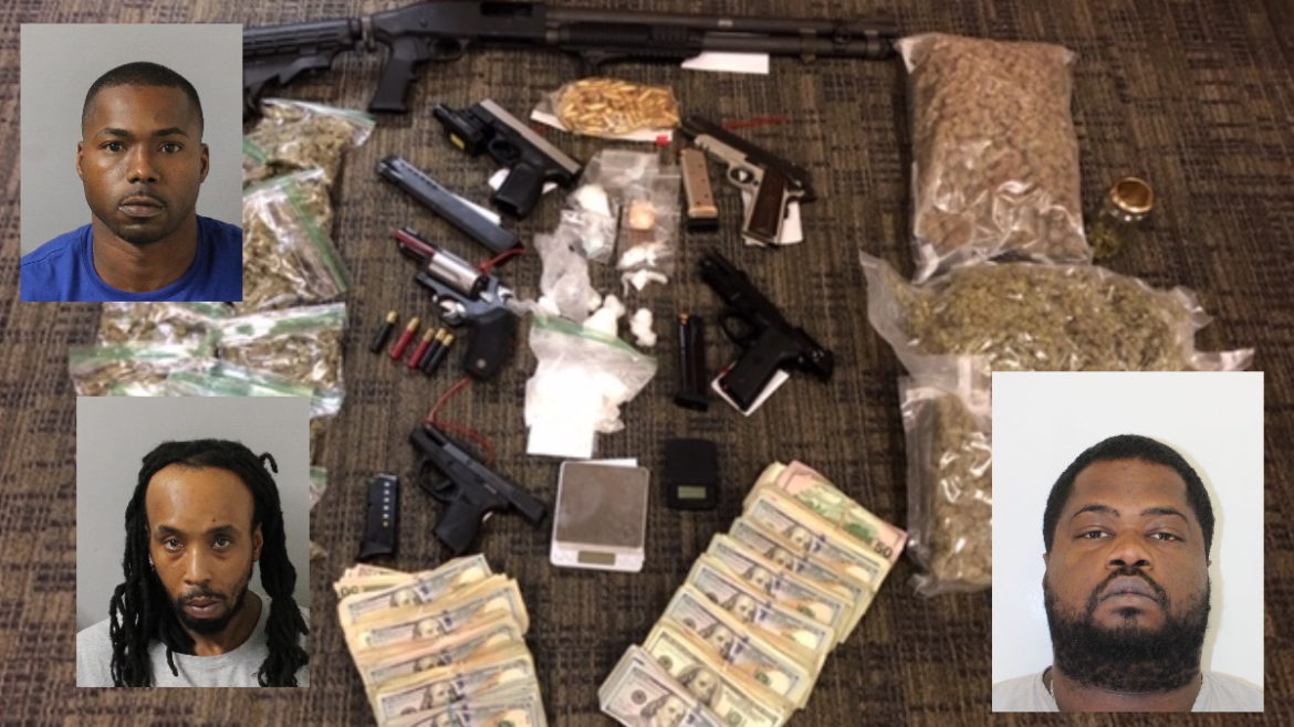 3 Felons, Cocaine, Marijuana, 6 guns, $35K cash – Arapharo Bend Bust