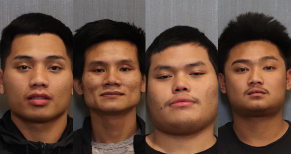 4 charged with possession of 1 lb of marijuana; all deny knowledge of it