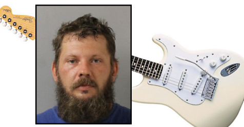 Man pawned stolen $1600 guitar for $50, police say