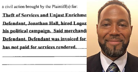 Council Member Jonathan Hall sued for theft of services – hasn’t paid for campaign merchandise